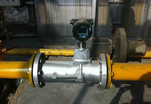 溫壓補償旋進旋渦流量計現(xiàn)場安裝使用圖