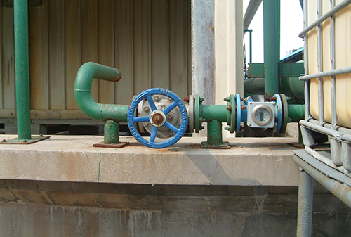 燃氣超聲波流量計現場圖